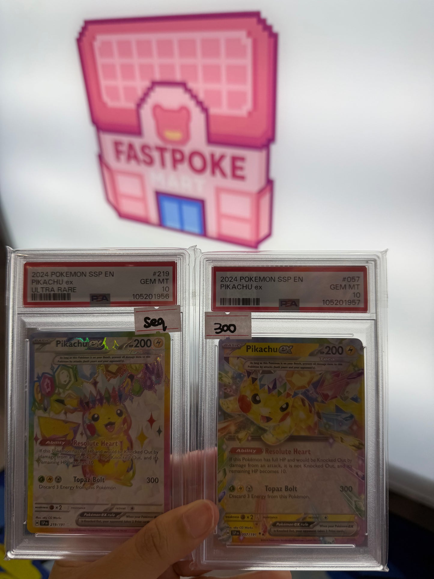 Pikachu Ex #219 (Ssp En Ultra Rare)