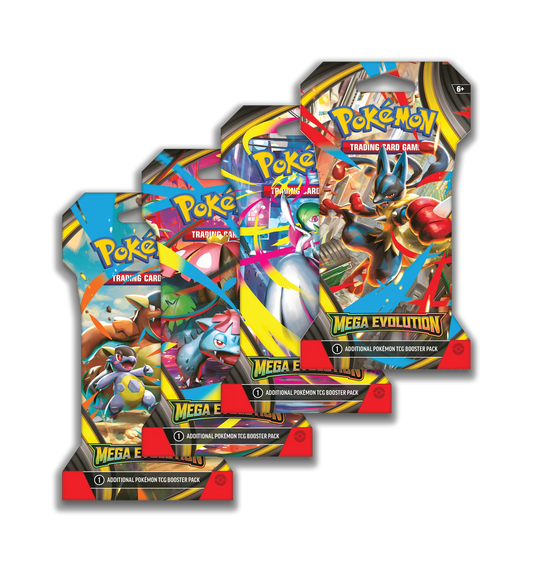 English Mega Evolution Sleeved Packs