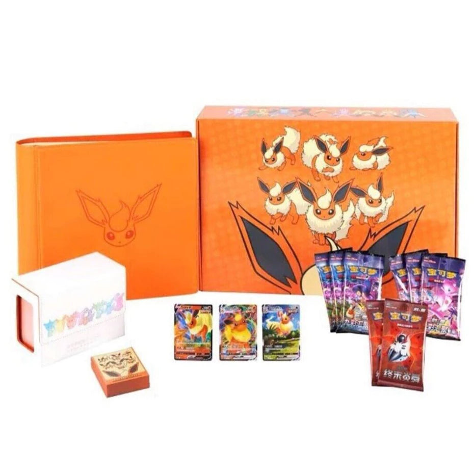 Simplified Chinese Sword & Shield Eevee Advanced Gift Box-Flareon